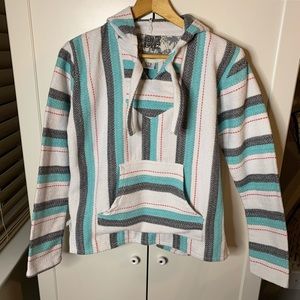 Original Senor Lopez Striped Poncho